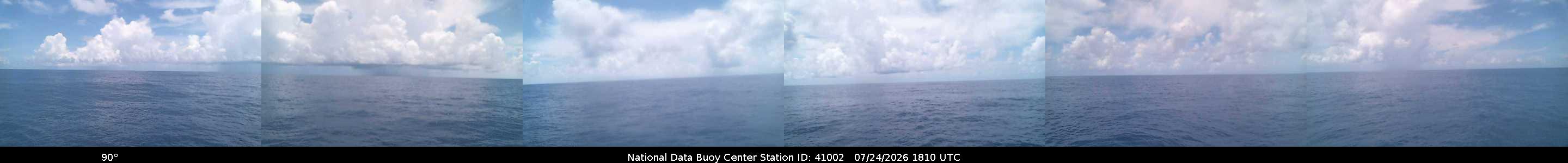 Historical buoy camera image for 41002 captured 2026-07-24 18:10:00 UTC