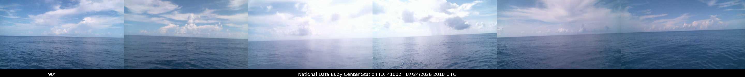 Historical buoy camera image for 41002 captured 2026-07-24 20:10:00 UTC