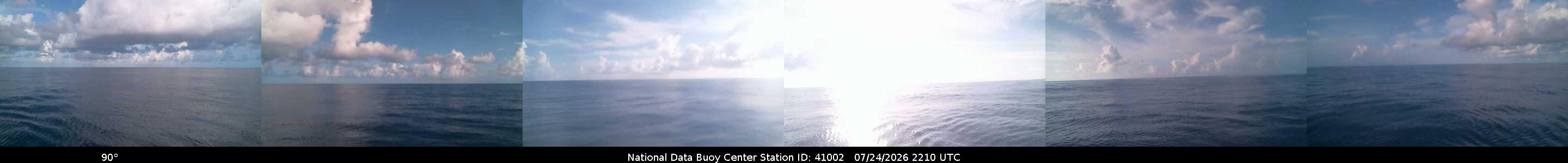 Historical buoy camera image for 41002 captured 2026-07-24 22:10:00 UTC