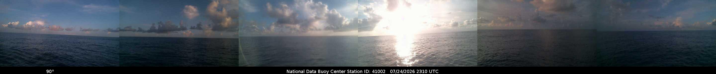Historical buoy camera image for 41002 captured 2026-07-24 23:10:00 UTC