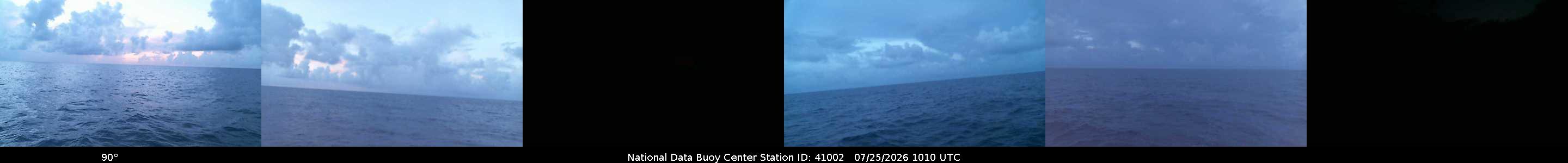 Historical buoy camera image for 41002 captured 2026-07-25 10:10:00 UTC