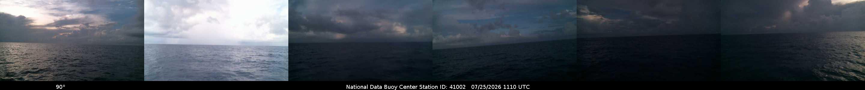 Historical buoy camera image for 41002 captured 2026-07-25 11:10:00 UTC
