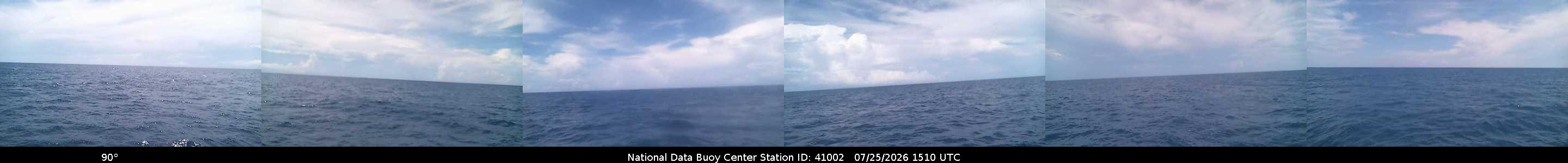 Historical buoy camera image for 41002 captured 2026-07-25 15:10:00 UTC