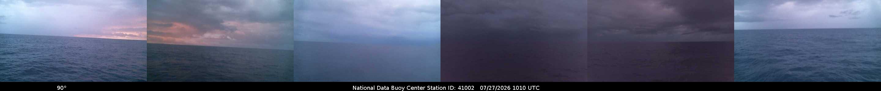 Historical buoy camera image for 41002 captured 2026-07-27 10:10:00 UTC