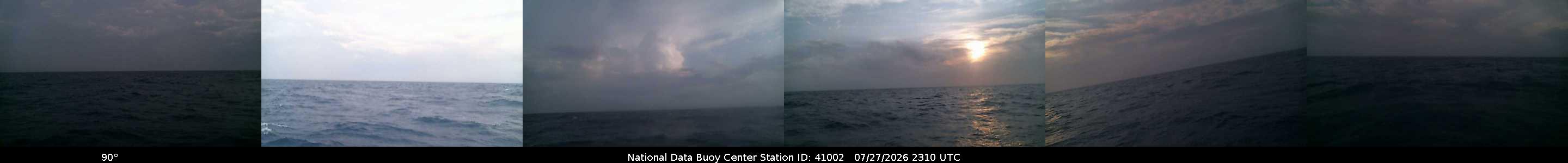 Historical buoy camera image for 41002 captured 2026-07-27 23:10:00 UTC