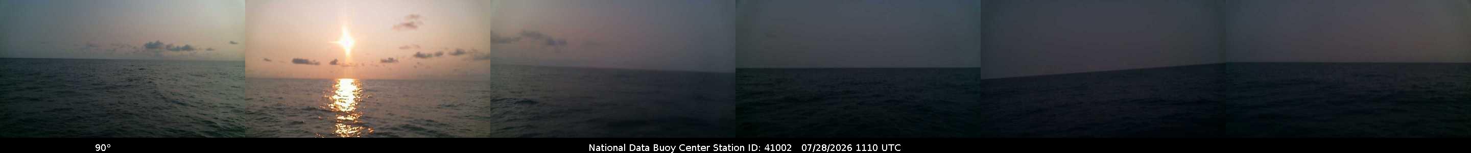 Historical buoy camera image for 41002 captured 2026-07-28 11:10:00 UTC