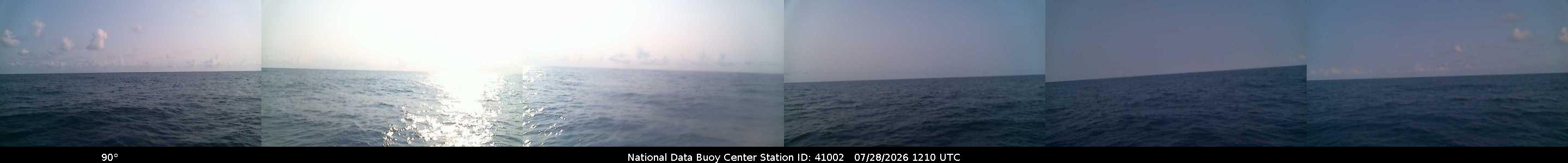 Historical buoy camera image for 41002 captured 2026-07-28 12:10:00 UTC