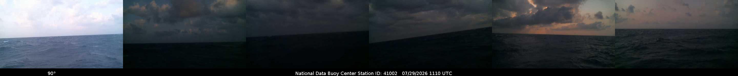 Historical buoy camera image for 41002 captured 2026-07-29 11:10:00 UTC