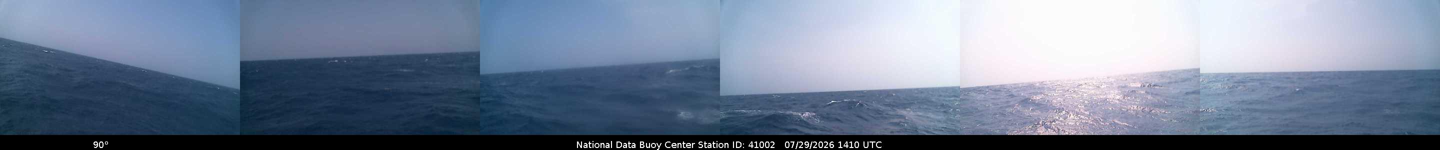 Historical buoy camera image for 41002 captured 2026-07-29 14:10:00 UTC