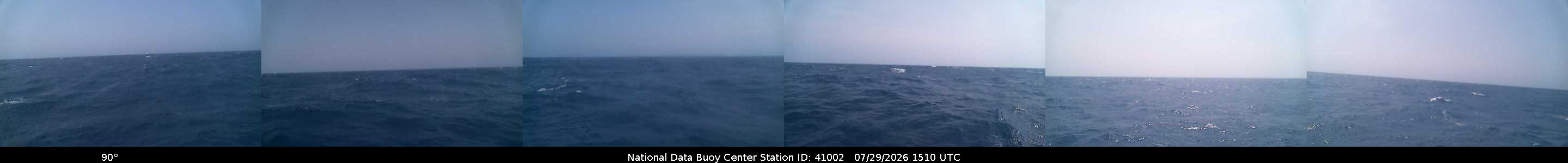 Historical buoy camera image for 41002 captured 2026-07-29 15:10:00 UTC