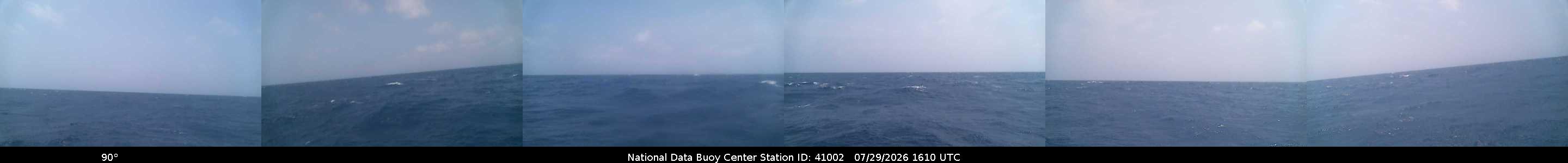 Historical buoy camera image for 41002 captured 2026-07-29 16:10:00 UTC