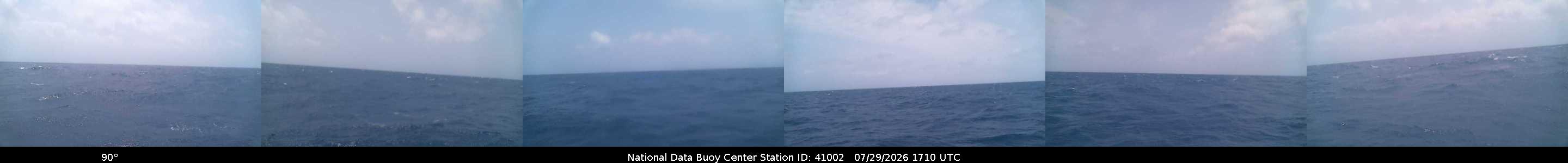 Historical buoy camera image for 41002 captured 2026-07-29 17:10:00 UTC
