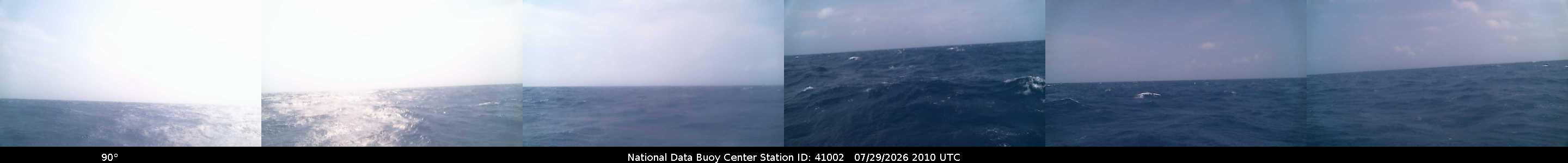 Historical buoy camera image for 41002 captured 2026-07-29 20:10:00 UTC
