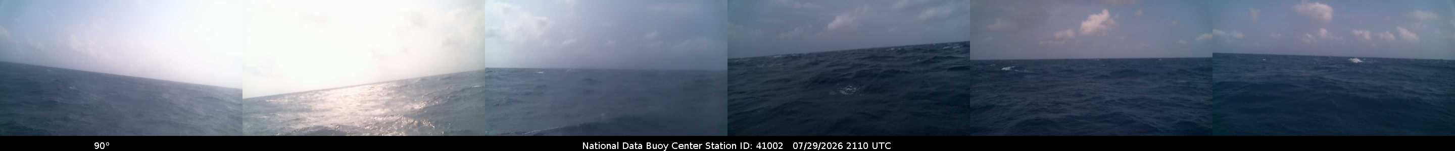 Historical buoy camera image for 41002 captured 2026-07-29 21:10:00 UTC