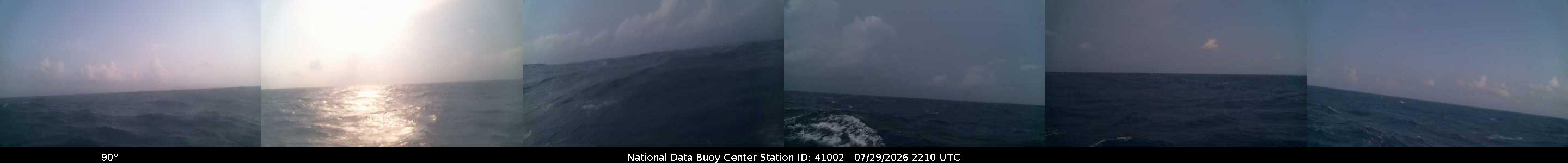 Historical buoy camera image for 41002 captured 2026-07-29 22:10:00 UTC