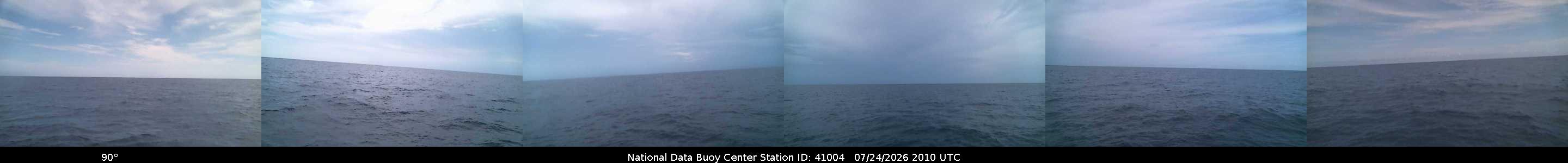 Historical buoy camera image for 41004 captured 2026-07-24 20:10:00 UTC