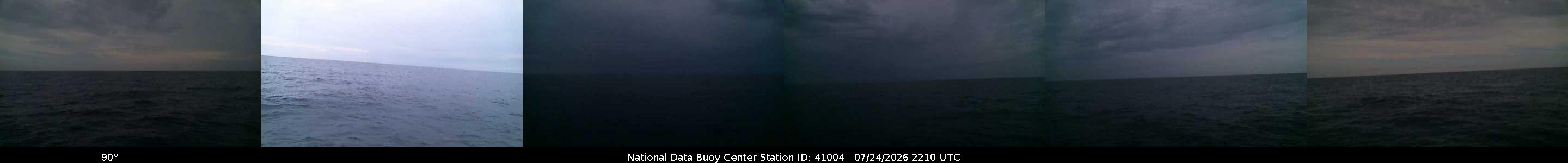 Historical buoy camera image for 41004 captured 2026-07-24 22:10:00 UTC
