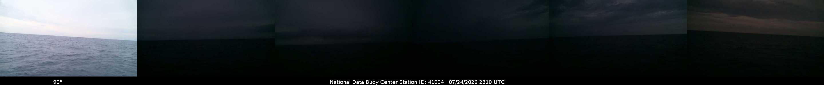 Historical buoy camera image for 41004 captured 2026-07-24 23:10:00 UTC