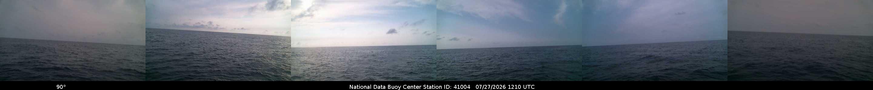 Historical buoy camera image for 41004 captured 2026-07-27 12:10:00 UTC