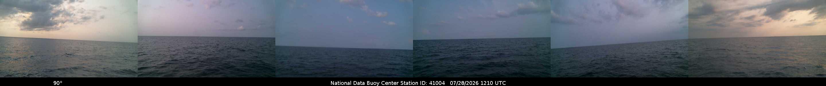 Historical buoy camera image for 41004 captured 2026-07-28 12:10:00 UTC