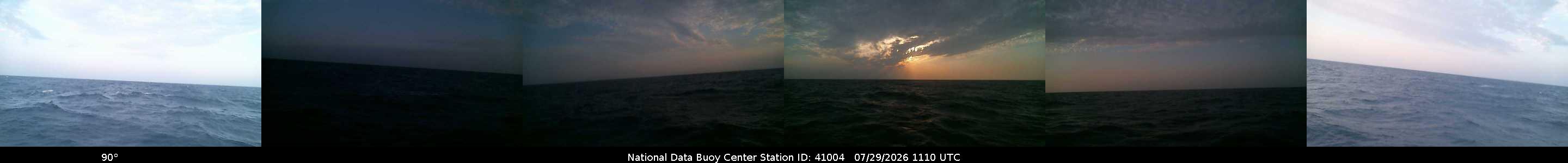 Historical buoy camera image for 41004 captured 2026-07-29 11:10:00 UTC