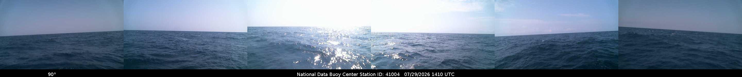 Historical buoy camera image for 41004 captured 2026-07-29 14:10:00 UTC