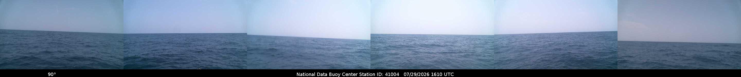 Historical buoy camera image for 41004 captured 2026-07-29 16:10:00 UTC