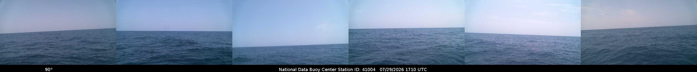 Historical buoy camera image for 41004 captured 2026-07-29 17:10:00 UTC