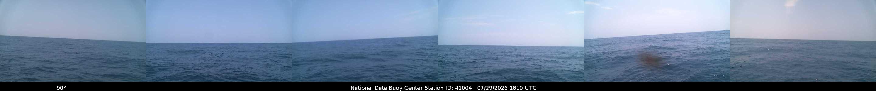 Historical buoy camera image for 41004 captured 2026-07-29 18:10:00 UTC