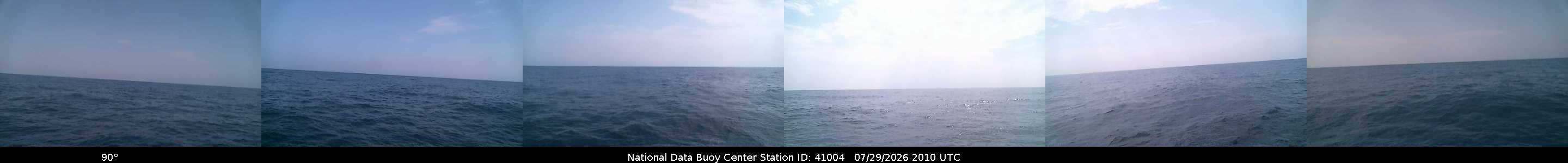 Historical buoy camera image for 41004 captured 2026-07-29 20:10:00 UTC