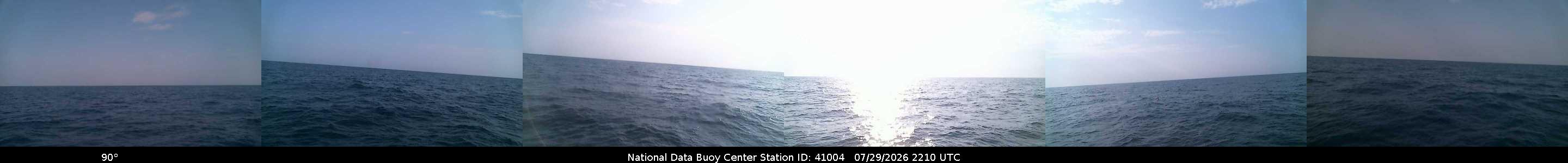 Historical buoy camera image for 41004 captured 2026-07-29 22:10:00 UTC