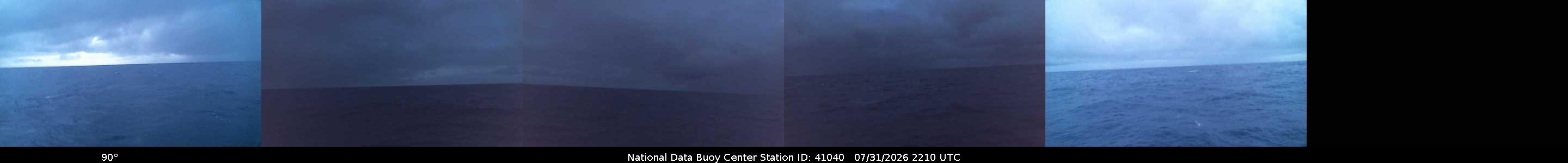 Historical buoy camera image for 41040 captured 2026-07-31 22:10:00 UTC