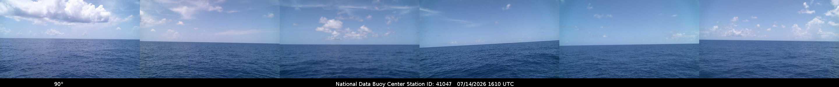 Historical buoy camera image for 41047 captured 2026-07-14 16:10:00 UTC
