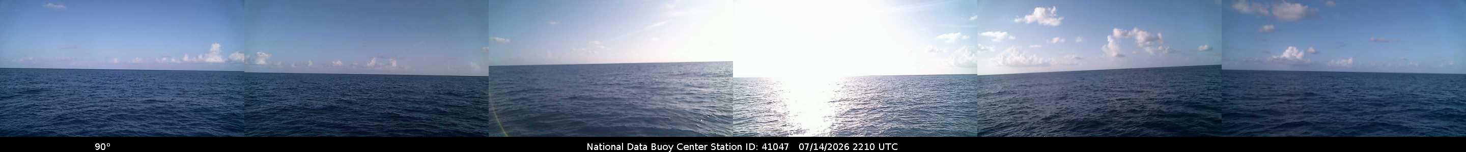 Historical buoy camera image for 41047 captured 2026-07-14 22:10:00 UTC