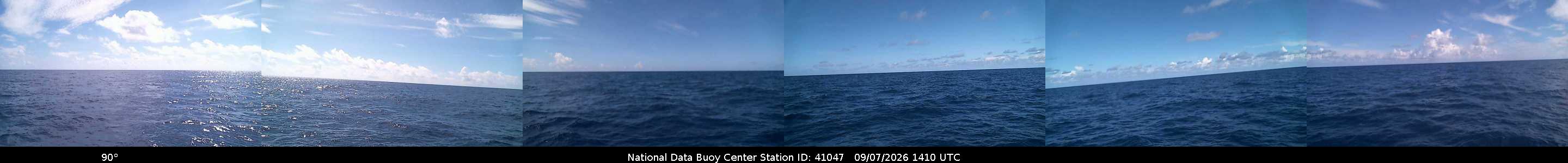 Historical buoy camera image for 41047 captured 2026-09-07 14:10:00 UTC
