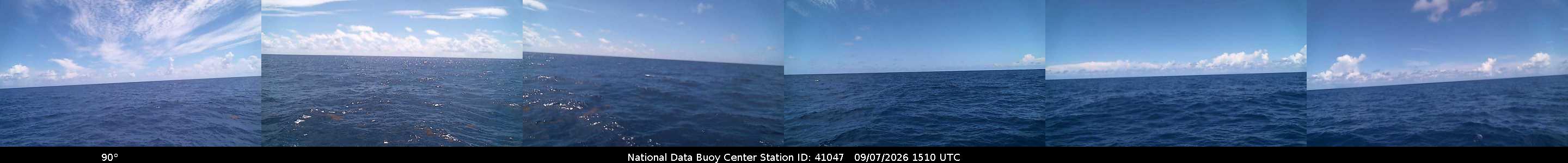 Historical buoy camera image for 41047 captured 2026-09-07 15:10:00 UTC