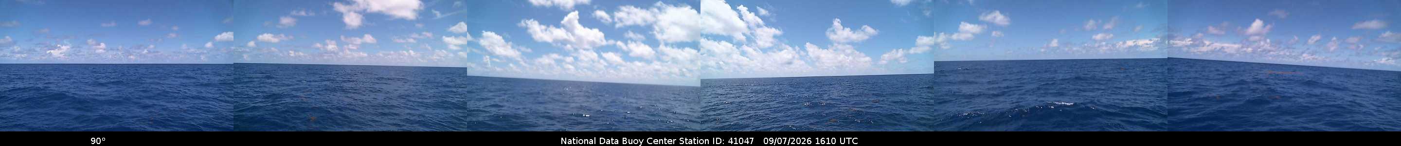 Historical buoy camera image for 41047 captured 2026-09-07 16:10:00 UTC
