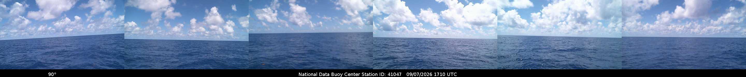 Historical buoy camera image for 41047 captured 2026-09-07 17:10:00 UTC