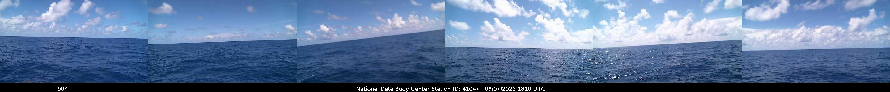 Historical buoy camera image for 41047 captured 2026-09-07 18:10:00 UTC