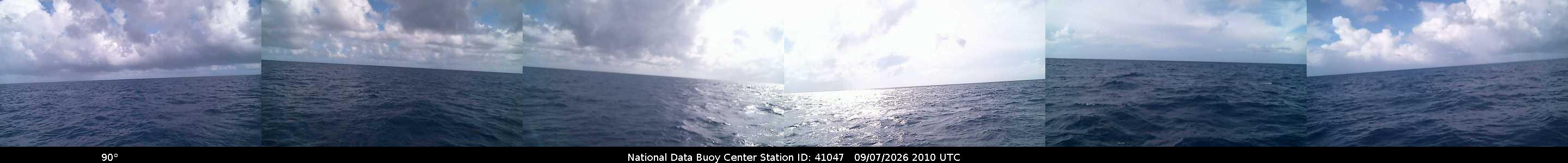 Historical buoy camera image for 41047 captured 2026-09-07 20:10:00 UTC