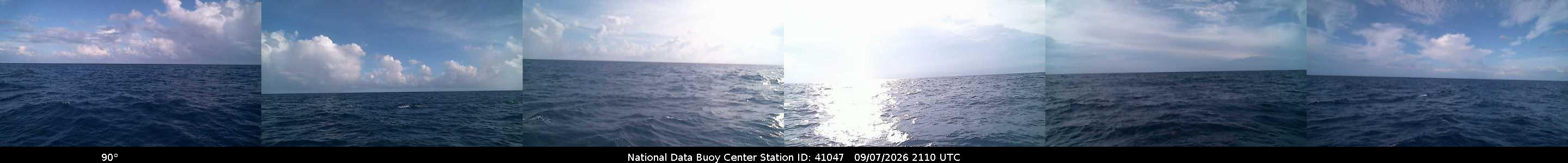 Historical buoy camera image for 41047 captured 2026-09-07 21:10:00 UTC