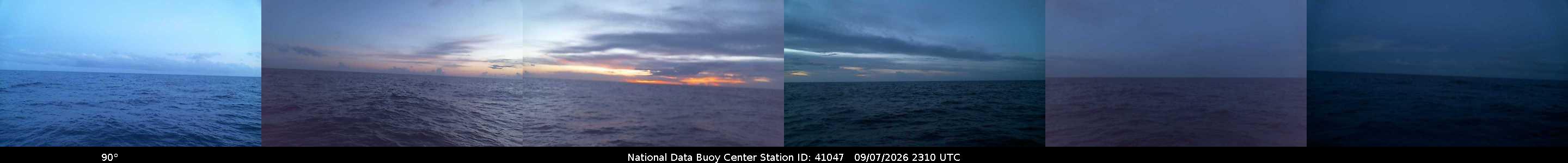Historical buoy camera image for 41047 captured 2026-09-07 23:10:00 UTC