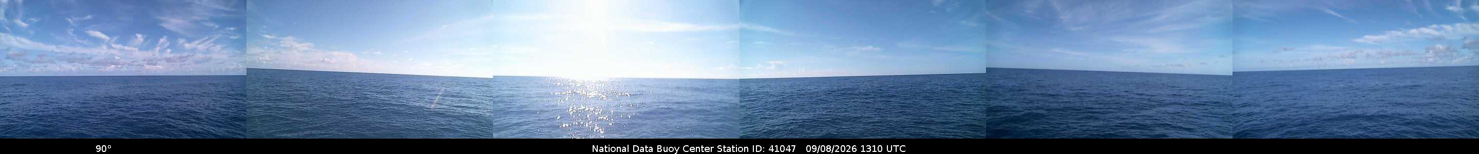 Historical buoy camera image for 41047 captured 2026-09-08 13:10:00 UTC