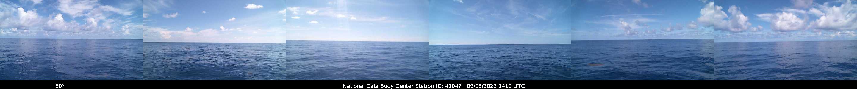 Historical buoy camera image for 41047 captured 2026-09-08 14:10:00 UTC