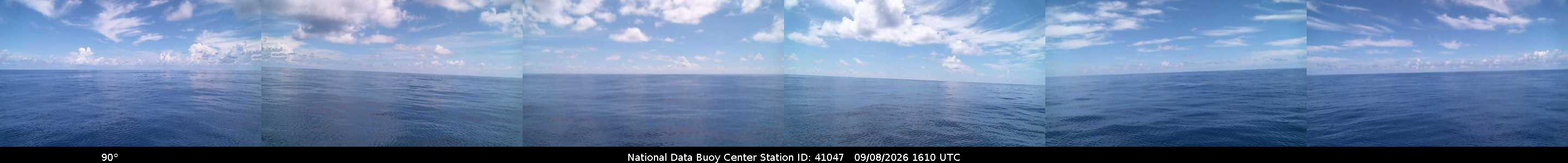 Historical buoy camera image for 41047 captured 2026-09-08 16:10:00 UTC