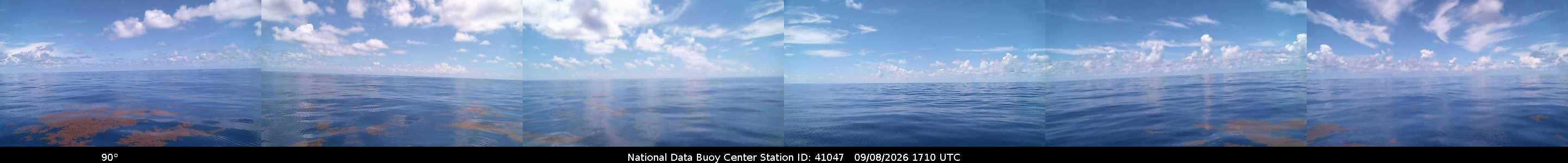 Historical buoy camera image for 41047 captured 2026-09-08 17:10:00 UTC