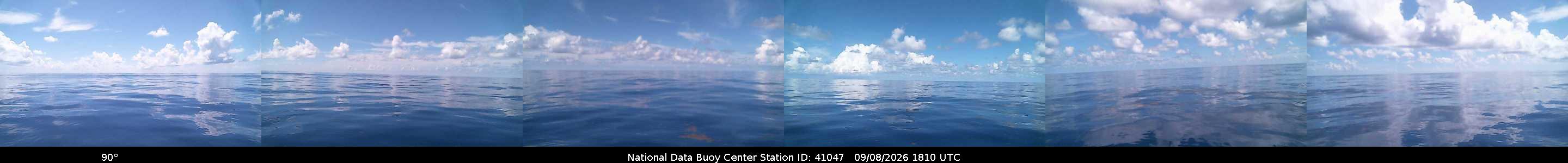 Historical buoy camera image for 41047 captured 2026-09-08 18:10:00 UTC