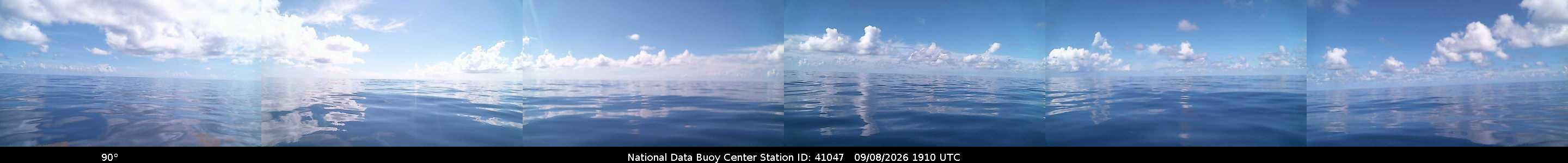 Historical buoy camera image for 41047 captured 2026-09-08 19:10:00 UTC