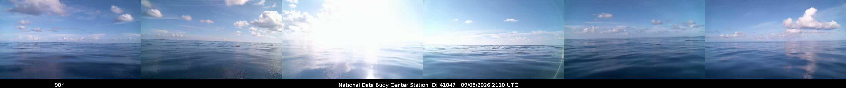 Historical buoy camera image for 41047 captured 2026-09-08 21:10:00 UTC