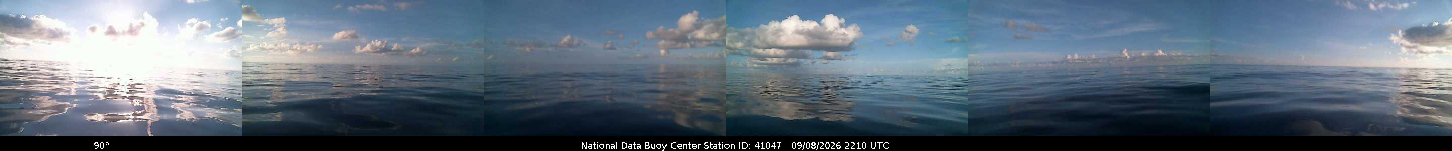 Historical buoy camera image for 41047 captured 2026-09-08 22:10:00 UTC